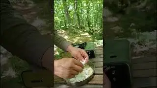Practical and very tasty.                     K&uuml;nefe Dessert in Nature #cooking #dessert #nature