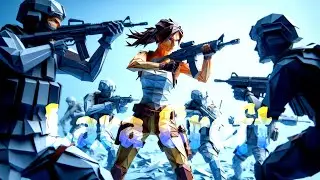 Lara Croft Vs The Trinity soldiers action scene - Tomb Raider #tombraider  #riseofthetombraider