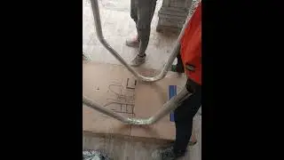 swimming pool ladder installation
