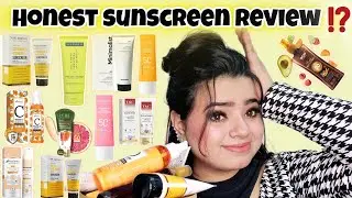 Honest Sunscreen Review ⁉️😱 TOP BRANDS⭐ Yashkita Singh