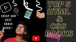 Top 5 HTML & CSS books || books buying guide