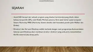 MATERI AUTOCAD LAND DESKTOP