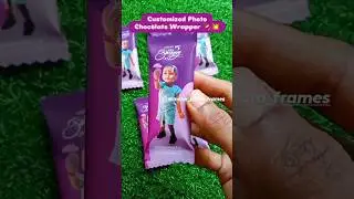 Customised Photo Chocolate Wrapper #photochocolate #chocolate #photochocolatewrapper