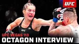 Klaudia Syguła Octagon Interview | UFC Vegas 113