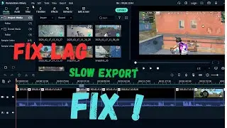 Filmora export problem | How to lag fix in filmora | filmora lagging fix