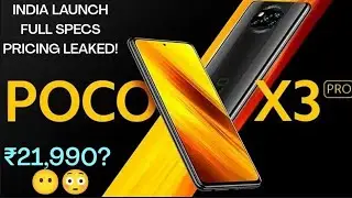 POCO X3 PRO🔷Полные характеристики, запуск в Индии и цена стали известны! 🔥 | Настоящий POCO F2?🔥🔥