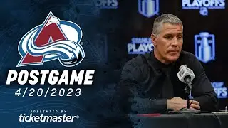 Colorado Avalanche Postgame LIVE: Jared Bednar R1G2