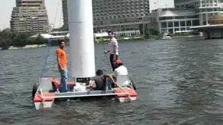 Magnus Effect Boat in Nile River 1