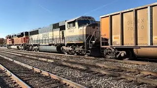 BNSF Executive Mac Trails 2nd On BNSF C-CNMBTM At LaGrange Road On November 15, 2025