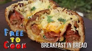 How to cook Breakfast in Bread (Egg Bread Bowl) (Quickie)