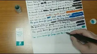 Fountain Pen Ink Swatching | Pure Pens