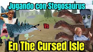 Sobreviviendo con Stegosaurus (el terror de los carnívoros) | The Cursed Isle D: