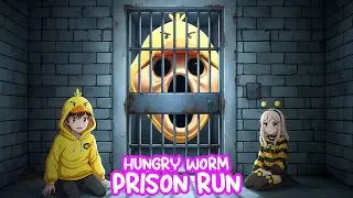 MISTER CEMPRENG AND BBIBBI ENTER HUNGRY WORM PRISON | HUNGRY WORM PRISON RUN!