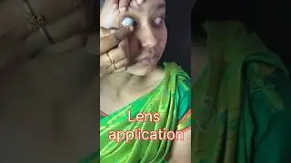 Lens application |Tip|Pure hazel #tips #makeuptips #thoothukudi #lens