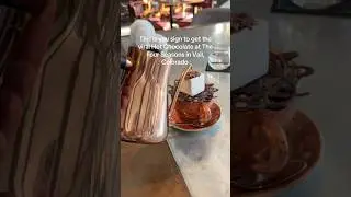The best hot chocolate #shorts #apresski #vailcolorado #hotchocolate #viral