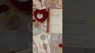 Designed a wedding invitation that feels simple, elegant, and personal #weddingcard #shorts #youtube