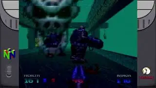 Doom 64 EX - Original Hardware - Bonus Pak (Extra levels on N64) - level 142 - Alpha Void