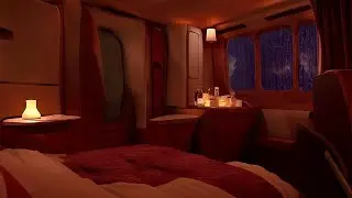 Flying On VIP Private Jet - Relaxing Rain on Window & Thunder Sounds for Reading, Sleeping | 3 Hours