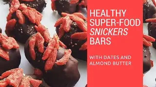 Healthy Snickers Bar Bites (All-Natural, Vegan)