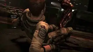 RE6 Agent Hunt LongPlay (PS4) - Chris Chapter 4-1 Moments 7