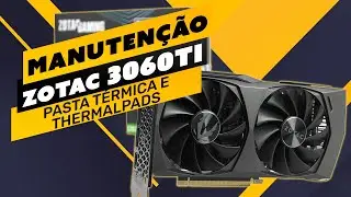 ⛏️⚙️ RTX 3060Ti FRITANDO - MANUTENÇÃO - LIMPEZA - TROCA DE THERMALPAD E PASTA TÉRMICA