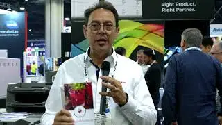 Print Production Manager, Norman Cruikshank, at the 2023 Printing United Expo
