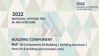 NATA  EXAM 2022/BUILDING COMPONENTS #architect #coa #design #nata #architecture #nataexam