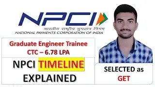 NPCI Timeline Explained | npci technical interview experience | tushar shende (GET-NPCI) #npci #job