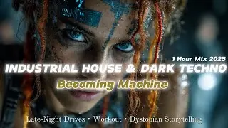 🤖 Industrial House & Dark Techno - Becoming Machine (Dystopian  Storytelling)  | 1 Hour Mix 2025