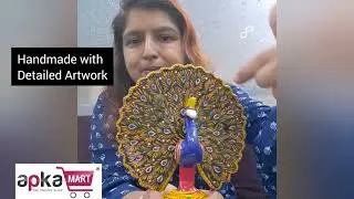 Handcrafted Peacock Figurines for Elegant Home & Table Decor | Perfect Gift Idea | ApkaMart