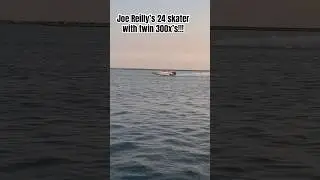 Wide open in a 24 skater!! #extreme #speed #boat #ocean #sea #bay #fast #fun #summer #bayrippers