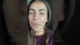 Microbladed my own brows- I&rsquo;m a professional permanent make up a specialist￼