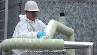 Application of Foster mastic coating