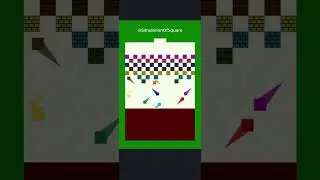 Square Race ​🟥🟦🟩🟨 #squarerace #squareracegame #satisfying
