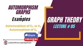 GRAPH AUTOMORPHISM GROUP || AUTOMORPHISM OF C₃ OR K₃ || AUTOMORPHISM OF C₅ || URDU