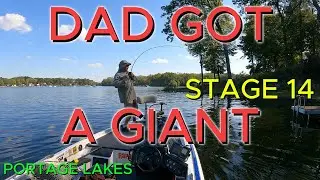 DAD GOT A GIANT (And 1st Place)- Portage lakes Tournament 14