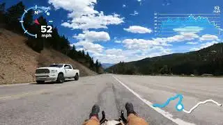 Rollenrodel: Teton Pass East; Somewhat Spicy at 59mph/95kmh