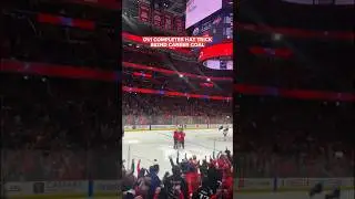 The hats were sent flying for Ovi&rsquo;s 32nd career hat trick - 🎥: cuter_blue // kat326 on IG
