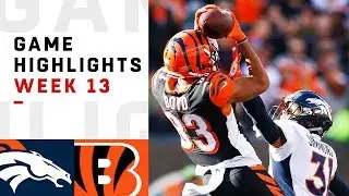 Broncos vs. Bengals Week 13 Highlights | NFL 2018