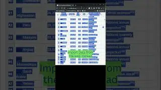 How to Import data from web to Excel #shorts #youtubeshorts #excel#exceltipsandtricks #exceltutorial