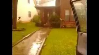 Its raining good, still sickie, & I'm in a very wierd/silly mood