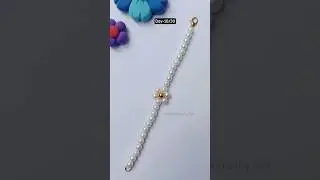 Day-10/30❤️&zwj;🩹| Making the Most Easiest Bracelet🌸 #diy #handmade #shorts #bracelet #viral #jewellery
