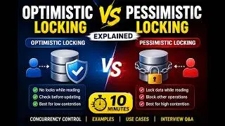 Optimistic vs Pessimistic Locking in 10 Minutes | Database Concurrency Explained