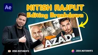 How edit video like Nitish Rajput | Youtubers Breakdown | video Editing in After Effects