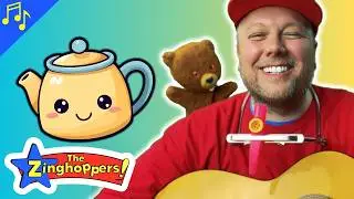 I'm A Little Teapot (with lyrics) - Nursery Rhymes by The Zinghoppers | Sing Along Preschool Song!