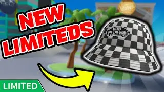 Getting the NEW Roblox Limited Vans Items! (Vans Checkerboard Bucket Hat)