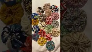 I&rsquo;ve decided on a #pattern for my yo-yo #quilt #handmade #handsewn #beginners #vintage #cottagecore