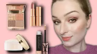 GRWM USING NEW IN MAKEUP 2021 CHARLOTTE TILBURY, LAURA MERCIER AND ABH