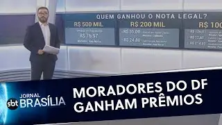 Saiba quem ganhou o sorteio do Nota Legal | Jornal SBT Bras&iacute;lia 25/05/2021
