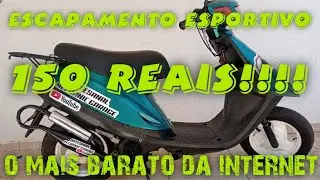 Super Escapamento Esportivo Caseiro Para Jog Yamaha por 150 Reais!!!